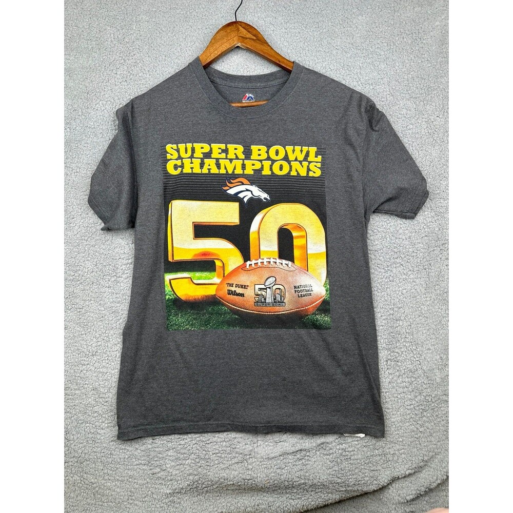 Super Bowl 50 t shirt Denver Broncos sz large